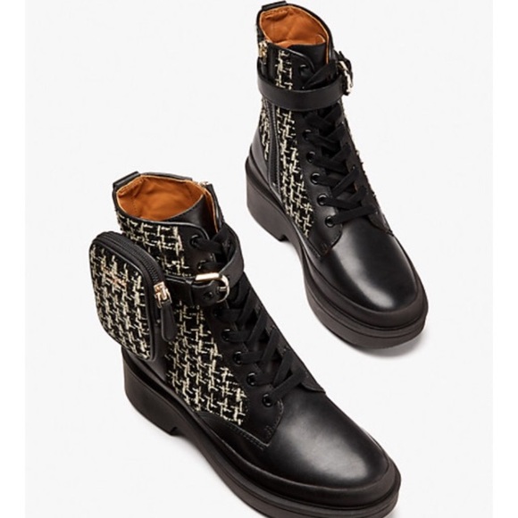 Winona Leather Tweed Booties | Kate Spade